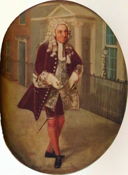 Richard Suett as Bayes in The Rehearsal by George Villiers, 2nd Duke of Buckingham, 1796