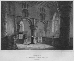 Interior of Carlisle Cathedral, Cumberland