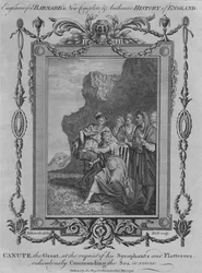 Canute the Great Commanding the Sea
