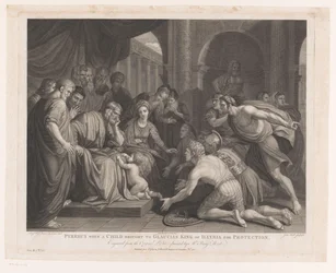 Pyrrhus as a Child Brought to King Glaucias for Protection
