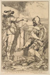 A Captain of Banditti Sending Out a Party, December 8, 1778