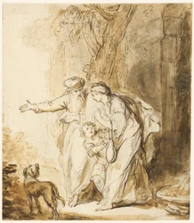 Abraham Sending Away Hagar and Ishmael