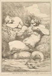 Musical Monster from Fifteen Etchings Dedicated to Sir Joshua Reynolds