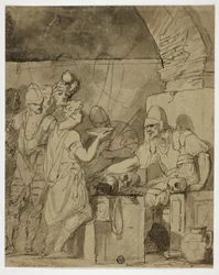 Soldiers Refreshing Themselves