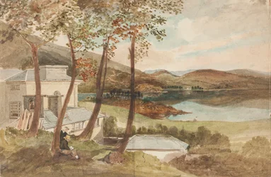Hall and Windermere, Lake District, Cumbria