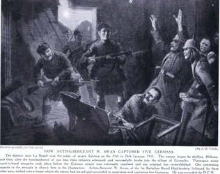 How Acting Sergeant W Swan Captured Five Germans at Givenchy January 1915