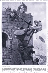 The Attack on Carmarthen Castle AD1136