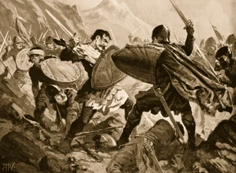 Tsar Michael Shishman of Bulgaria Killed at the Battle of Velbazhd