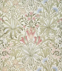 Persian wallpaper, designed by John Henry Dearle for Morris and Company