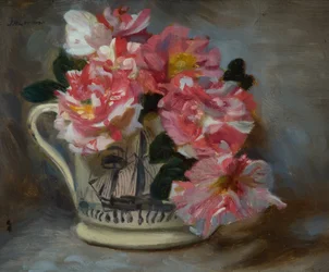 Striped Roses in a Ship Mug
