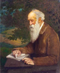 Portrait of the Poet Henry Wadsworth Longfellow