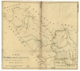 A Map, Middlesex County