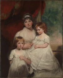 Mrs. John Garden (Ann Garden, 1769-1842) and Her Children, John (1796-1854) and Ann Margaret (born 1793)