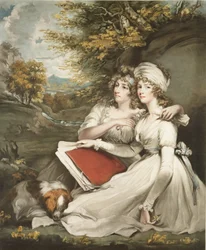 The Daughters of Sir Thomas Frankland, Bart., engraved and pub. by William Ward, 1797