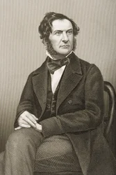 William Ewart Gladstone engraved by D.J. Pound from a photograph, from 