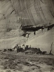 Ruins of Cliff Dwellings, Cañon de Chelly, Arizona