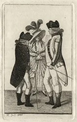 Captain Page; Captain Vicars; with an Admirer