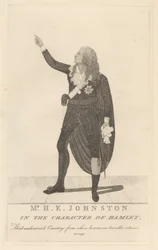 Mr. H. E. Johnston in the Character of Hamlet