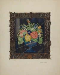 Tin Foil Still Life and Frame