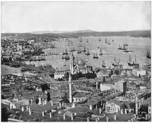 Constantinople and the Bosphorus, Turkey