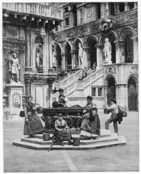 Courtyard of the Ducal Palace, Venice, Late 19th Century