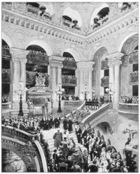 Interior of the Grand Opera House, Paris