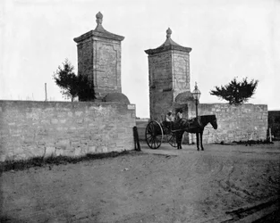 The Old City Gate, St Augustine, Florida, USA