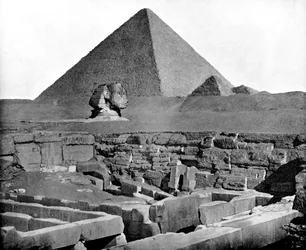 The Pyramids and Sphinx, Egypt, 1893