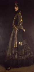 Hazel in Black and Gold