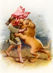 Samson Slays the Lion