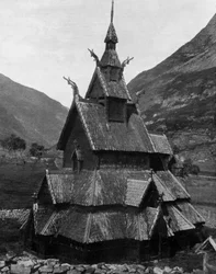Borgund Wood Church in Norway (12th Century)