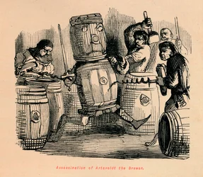 Assassination of Artaveldt the Brewer, c. 1860