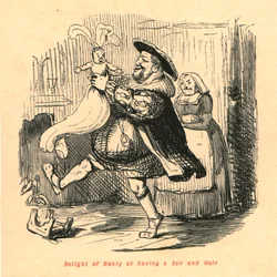 Delight of Henry at Having a Son and Heir