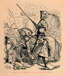 Entrance of the Champion at the Coronation Banquet, c. 1860, c. 1860