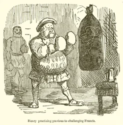 Henry Practising Previous to Challenging Francis