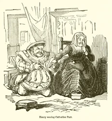 Henry Wooing Catherine Parr