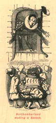 Northumberland Making a Speech