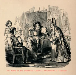 The Bishop of Ely Presenting a Pottle of Strawberries to Gloster