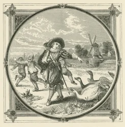 The goose hisses well, but it doesn