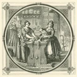 When slovenly servants get tidy, they polish the bottoms of the saucepans
