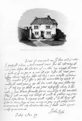 Part of a letter from John Locke to Sir Hans Sloane, late 17th-early 18th century, 1840