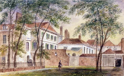 View of the House and Museum of the Late Duchess of Portland