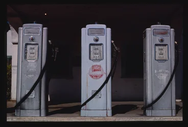 Olympic Gas Pumps, San Diego, California, USA