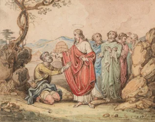 Christ Healing a Blind Man