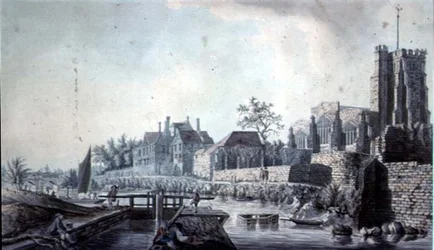 All Saints Church and the Archbishops Palace, Maidstone