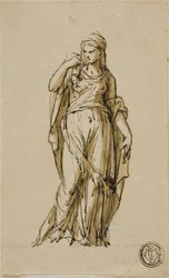 Standing Female Figure Turning to the Left
