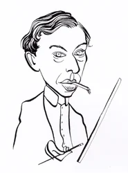 Ernst Ludwig Kirchner, caricature