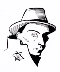 Felix Nussbaum, caricature