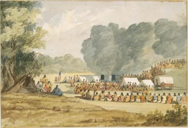 Distribution of Goods to the Gros Ventres