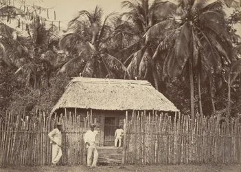 Tropical Scenery, Native Hut, Turbo, 1871